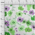 thumbnail image 2 of oneOone Cotton Poplin Light Green Fabric Floral Dress Material Fabric Print Fabric By The Yard 42 Inch Wide, 2 of 4