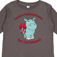 thumbnail image 4 of Inktastic I Want a Hippopotamus for Christmas Boys or Girls Long Sleeve Toddler T-Shirt, 4 of 5