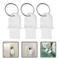 thumbnail image 3 of Miangastore Rectangular Keychain Paper Towel Dispenser Key White 10Pcs 2X1X0.6In, 3 of 8