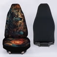 thumbnail image 5 of POLERO 2 PCS Car Seat Covers Wolf Galaxy Space Print Front Auto Seat Cover, Breathable Car Bucket Seats Protector Covers Universal fit for SUV Sedan Van, 5 of 7