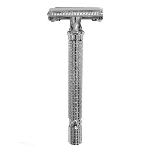 Shaving Manual Shaving for Men Double Edge Safety Long Handle Traditional with 10pcs Blades