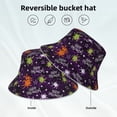 thumbnail image 2 of Balery Halloween Sombreros para el sol para hombre y mujer, sombrero de pescador con UPF 50+, 2 of 6