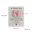 thumbnail image 3 of JoyMoreHome Pocket Hug Bow with Greeting Cards,Long Distance Relationship Gifts,Gifts for Boyfriend Girlfriend,I Love You Gift for Him Her, 3 of 8