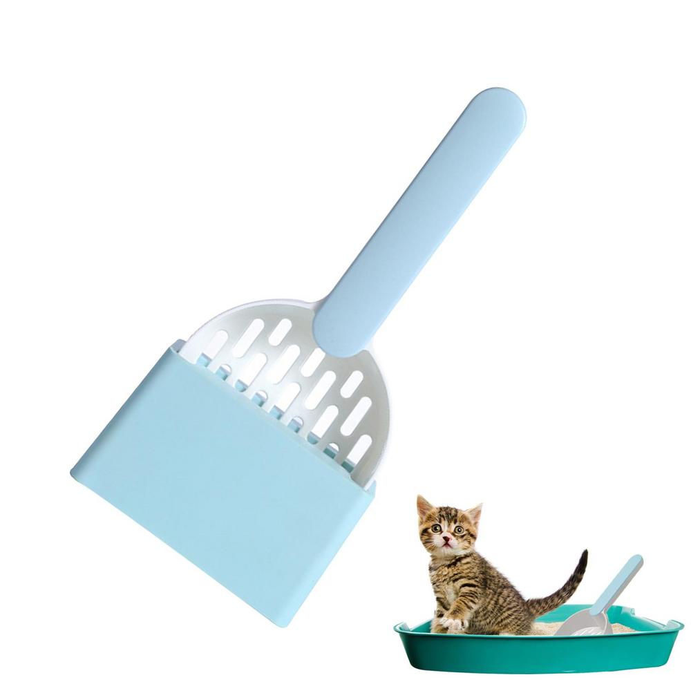 Geruite Cat Litter Scooper with Holder Deep Shovel Litter Scoop for