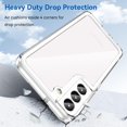 thumbnail image 6 of Case for Samsung Galaxy S22 Plus Case Slim Dropproof [Defend from Drop/Scratch/Slip/Fingerprint] Clear Acrylic Hard Back Soft TPU Bumper Hybrid Phone Cover for Samsung S22 Plus-Crystal Clear, 6 of 16