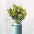 thumbnail image 4 of FESTFENDS 4Ud Follaje Artificial Croton Verde Para En Casa Oficina Y Eventos, 4 of 6