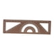 thumbnail image 1 of Regla multifuncional, suministros de aleación de aluminio, regla de medición, plantilla de dibujo geométrico para dibujo a medida, escritura, costura, Café DYNWAVEMX Regla geométrica, 1 of 8