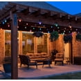 thumbnail image 5 of YI Lighting - 48ft Outdoor String Lights with 15pcs S14 RGBW Music-Synced Color Changing Bulbs Remote Control for Patio Yard Garden Party, 5 of 8