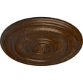 thumbnail image 3 of Ekena Millwork 19 3/4"OD x 1 1/2"P Kepler Traditional Ceiling Medallion (For Canopies up to 4 1/2"), Hand-Painted Root Beer Crackle, 3 of 5