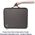 thumbnail image 3 of Pressure Sore and Tailbone Pain Relief Memory Foam Wheelchair Seat Cushion for Wheelchair Office Chair, 3 of 8
