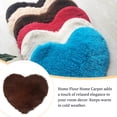 thumbnail image 4 of Tapis en Forme de Cœur Antidérapant Doux Capitonné Tapis de Sol, 4 of 8