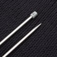 thumbnail image 1 of Aguja de tejer de un solo cabezal de acero inoxidable de 35 cm, aguja de tejer de un solo cabezal con enchufe, juego de herramientas para tejer suéteres de 11 pares, 1 of 6