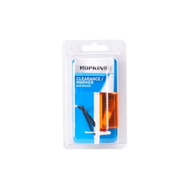 Lámpara de holgura y señalización lateral Hopkins, rectangular, ámbar (paquete de 3)