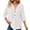14ZA-Beige, variant on Sweatshirt for Women Knit Quarter Sleeve Button Front Pullover Solid Color Loose Lightweight Top Versatile Casual Outdoor