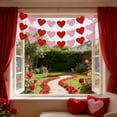 thumbnail image 6 of Valentine's Day Heart Garland Banner, Hanging Party Decoration For Festive Celebration, Decorative Pull Flag With Multiple Hearts, Festive Hanging Garland For Valentines Day, 6 of 6