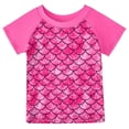 thumbnail image 6 of Girls Two Piece Swimsuits Short Sleeve Bathing Suits Shorts Summer Beach Rash Guard Tankinis Swimwear for Kids 4-12Y, 6 of 18