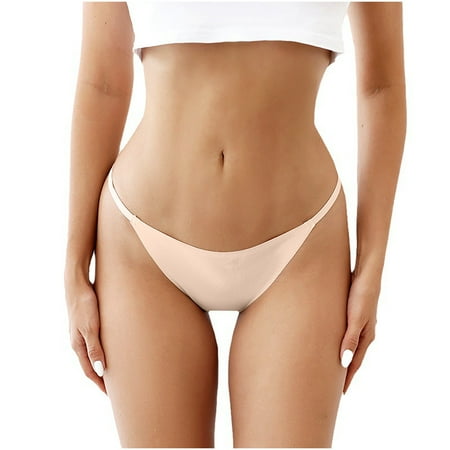 Bigersell Plus Size Underwear for Women 4X-5X Clearance Womens High Waisted Underwear Boy Shorts Panty Style P-1451 Cotton Boyshort Panties Plus Size Thongs Briefs Mid Waist Women s Panties Beige L