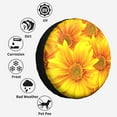 thumbnail image 6 of Kdxio 3D Sunflowers for Tire Cover Wheel Protectors Tyre Covers Weatherproof Wheel Covers Universal Fit for Trailer Rv SUV Truck Camper Travel Trailers 17 inch, 6 of 8