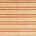 thumbnail image 1 of Ahgly Company Indoor Square Abstract Brown Gold Abstract Area Rugs, 8' Square, 1 of 6