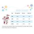 thumbnail image 2 of KIMI BEAR Newborn Baby Girl Romper 6-9 Months Fall Winter Flying Long Sleeves Bodysuits Floral Romper Headband 2pcs Red, 2 of 9