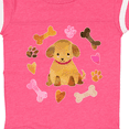 thumbnail image 4 of Inktastic Cute Puppy Valentine with Hearts and Bones Boys or Girls Baby Bodysuit, 4 of 5