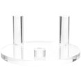 thumbnail image 1 of Acrylic Display Stand Clear Acrylic Display Stand Three-peg Display Easel Stand for Home, 1 of 8
