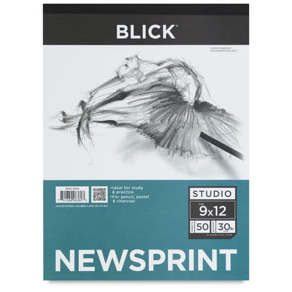 Blick Studio Newsprint Pad - 9" x 12", 50 Sheets