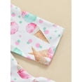 thumbnail image 7 of Suealasg Kids Girls Summer One Piece Swimsuit 1T 2T 3T 4T 5T 6T Little Girl Long Sleeve Floral Print Swimwear Toddler Girls Rash Guard Beach Bathing Suit, 7 of 7