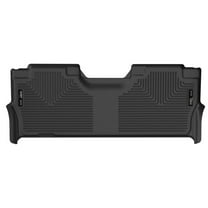 Husky Liners 53381 X-Act Contour Floor Liner Fits 2021-2025 Ford F150 & Lightning incl. Raptor, F250, F350 & F450 Crew Cab w/ Carpet or Vinyl Flooring & Flat-Fold Storage Second Row 1 Pc Black