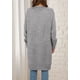 thumbnail image 5 of Suéter Cardigan PRETTYGARDEN Otoño para Mujer Gris Claro XL, 5 of 8