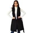 thumbnail image 1 of Abrigo Chaleco Diseño Roman Fashion 2140 Negro G, 1 of 6