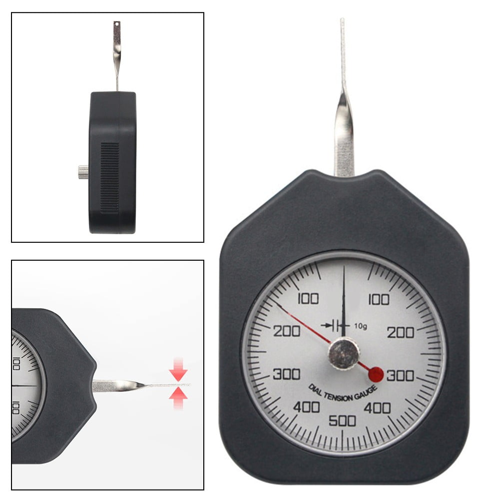 Dial Tension Gauge - Double Needle Gram Tensiometer For Precision Mechanical Testing