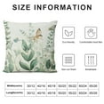 thumbnail image 5 of HENGT Eucalyptus Leaf Spring Decorative Pillow Covers Sage Green Watercolor Leaves Summer Outdoor Throw Pillow Covers Farmhouse Pillowcases Cushion Covers for Couch Decor, 5 of 5