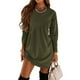 thumbnail image 2 of Long Sleeve Tunic Dress, Pleated Breathable Casual Ruffle Loose Mini Dress Stylish Polyester For Dating ANGGREK Otros, 2 of 5