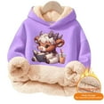 thumbnail image 4 of shqvo Winter Hoodies for Kid Thick Thermal Funny Graphic Hoodie, Long Sleeve Heavyweight Hooded Sweatshirts, 4 of 5