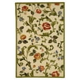 thumbnail image 3 of Safavieh Chelsea Georgiana Bordered Wool Area Rug, Ivory, 3'9" x 5'9", 3 of 12