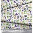 thumbnail image 3 of Soimoi Poly Georgette Fabric Flower Artistic Print Sewing Fabric Yard 42 Inch Wide, 3 of 3