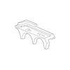Genuine OE GM Compartment - 13486757