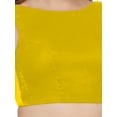 thumbnail image 4 of eloria Women's Blouse Tie Up And Backless Top Color: Yellow | Size: 34, 4 of 6