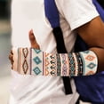 thumbnail image 4 of Jiueut Aztec Tribal Arm Cast Cover Adult Arm Plaster Covers Kids Cast Covers for Shower Arm Breathable Cast and Bandage Protector Size S Sports Long Arm Cast Cover, 4 of 7