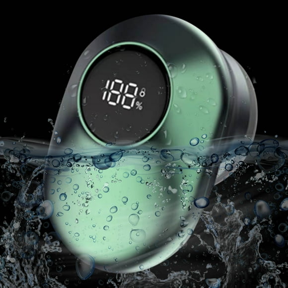 Deals 50% Off Clear Shaver For Men,Mini-Shave Portable Shaver Pocket Size Portable Shaver Wet And Dry Men USB Rechargeable Shaver Charging Display Easy One-Button Green Free Size