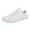 White, variant on XIMIN Couple Solid Color Wide Head Outdoor Barefoot Zero Drop Sole Minimalist Shoes Breathable Comfortable Mens Sneaker Casual Shoes with Arch Support (8.5, Grey)