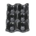 thumbnail image 3 of Masteelf Ceramic Egg Holder with 6 Grids for Kitchen Storage Black AntiSlip Bottom Keeps Eggs Steady and Fresh, 3 of 8