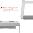 thumbnail image 4 of Soporte de Aluminio Ajustable para Computadora Portátil, Soporte de Escritorio Plegable, para Computadoras Portátiles de 17 Pulgadas o Menos, 4 of 5