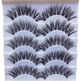 thumbnail image 5 of Elegante maquillaje natural de pestañas postizas hecho a mano, 5 pares, 5 of 5