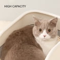 Cat Litter Box Self Cleaning AntiSplashing SemiClosed Cats Toilet