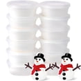 thumbnail image 2 of 12 Pack DIY Christmas Snowman Clay Kit, Build a Snowman Clay Set, Holiday Craft Set with Modeling Clay & Complete Accessories, Perfect Christmas Present Stocking Stuffer for 3 and above, 2 of 6
