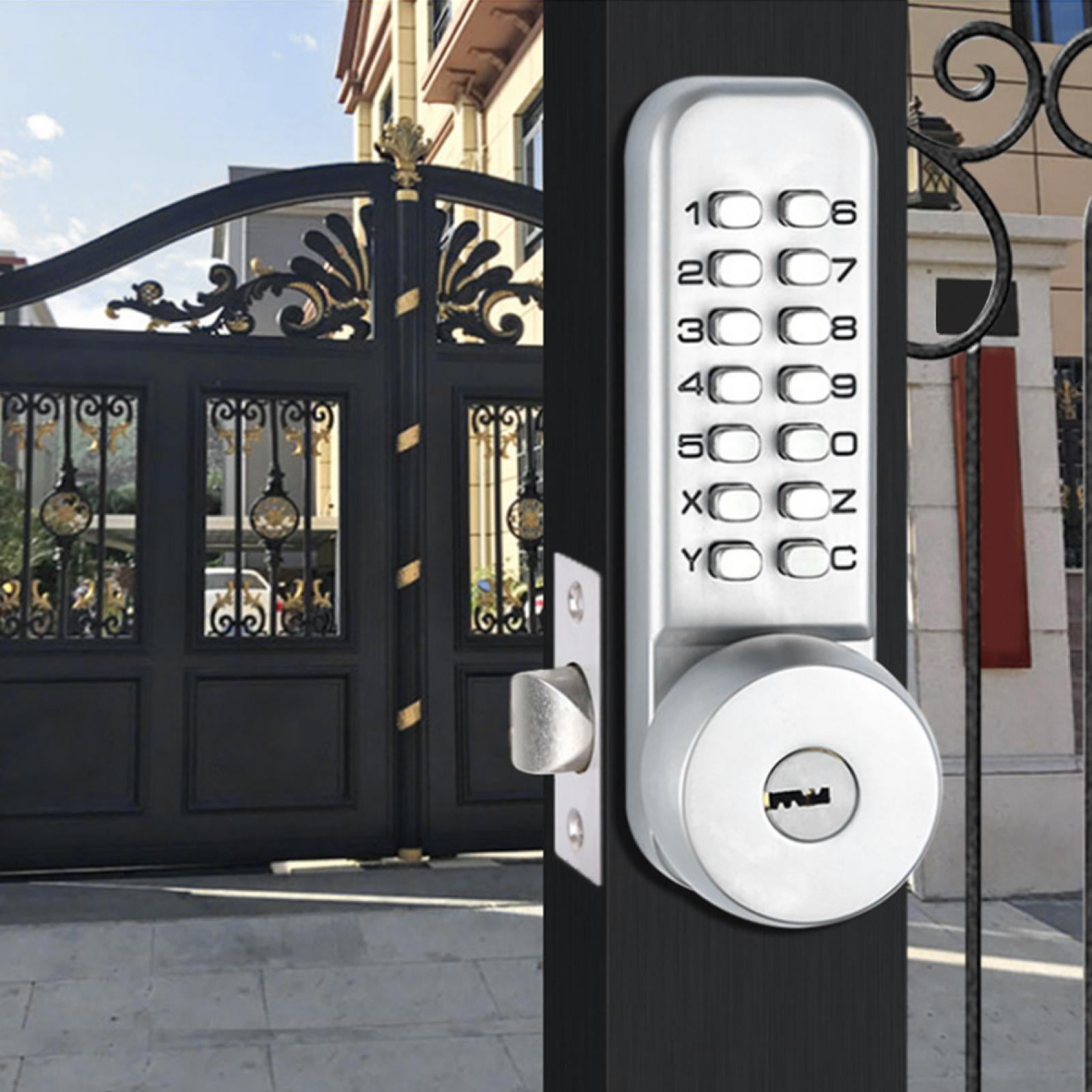 Waterproof 1-11 Digit Combination Lock for Home Rental Doors Furniture Cabinets Villas Composite Doors Sturdy Home Security Lock Password Door Lock 