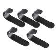 thumbnail image 4 of unbranded 5Ud Gancho Colgador Pared Aluminio Negro Organizador Multiusos Para Hogar, 4 of 7