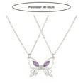 thumbnail image 5 of Kripyery Women Necklace Hollow Butterfly Pendant Electroplating High-polished Charming Dress Up Colorfast Women Elegant Pendant Necklace Fashion Jewellery, 5 of 7